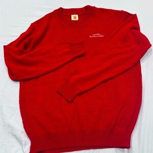 Vintage Interlochen red sweater 
Men’s Large